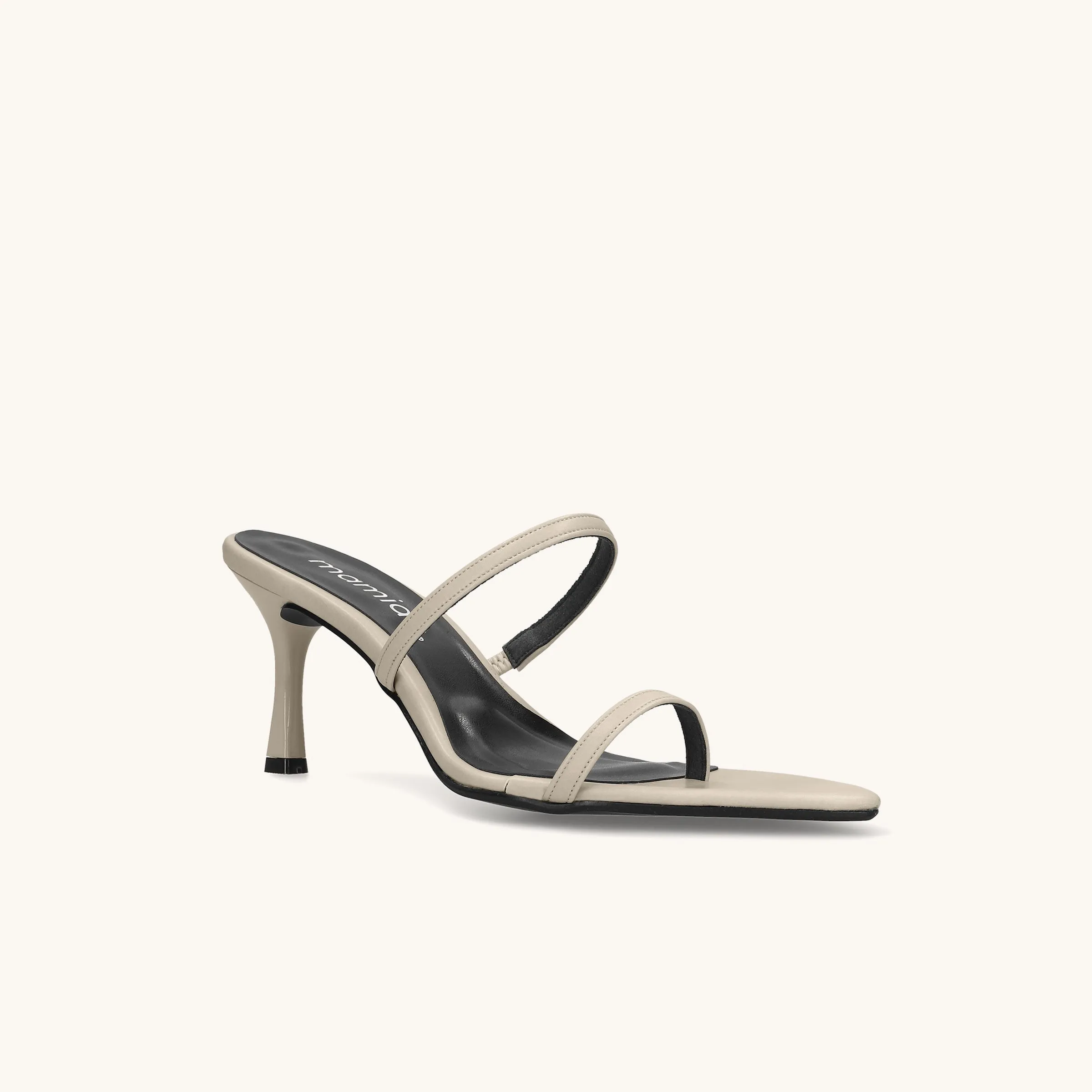 30% OFF: 2022SS: Mesh Design Clear Heel Mule (m96103) Black MS