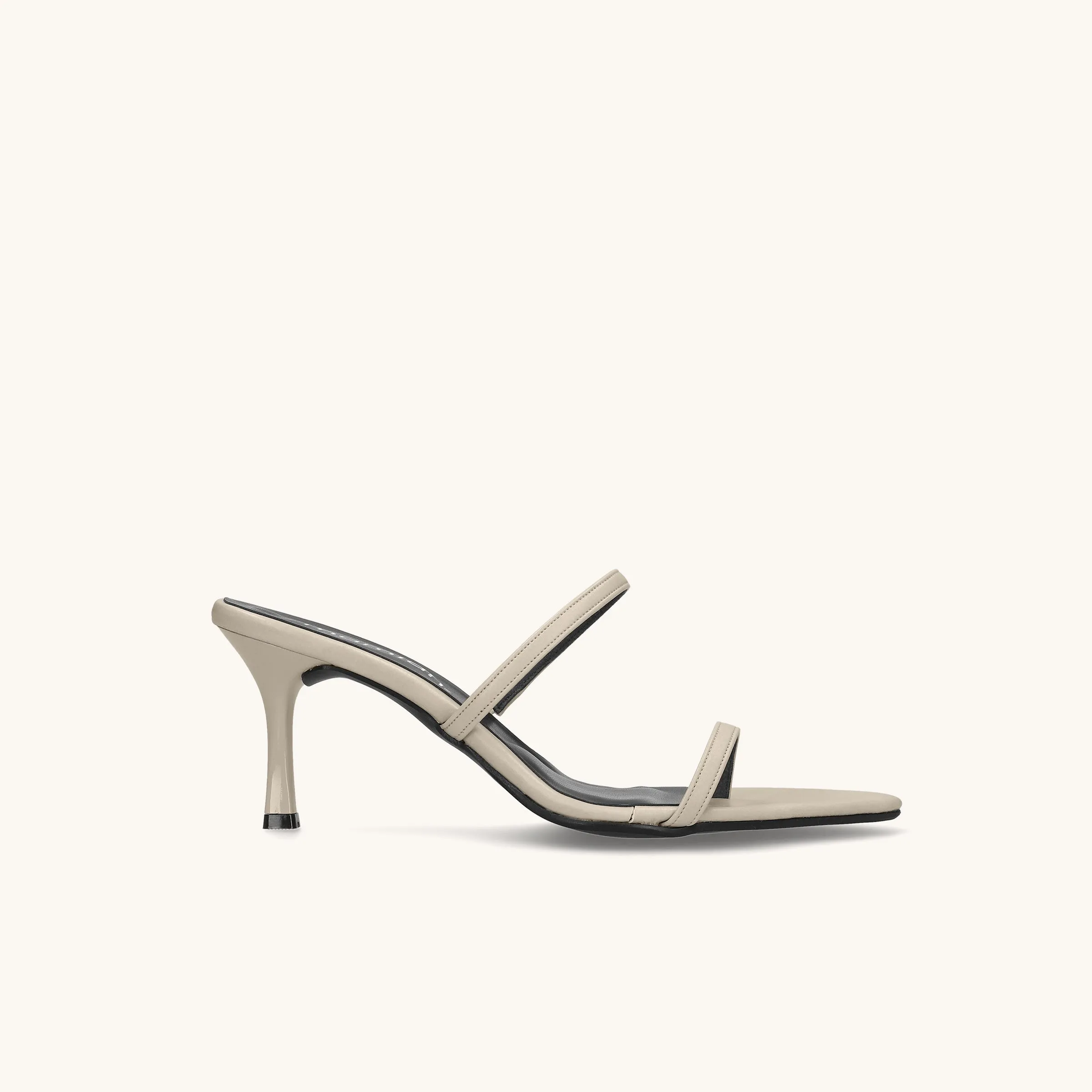 30% OFF: 2022SS: Mesh Design Clear Heel Mule (m96103) Black MS