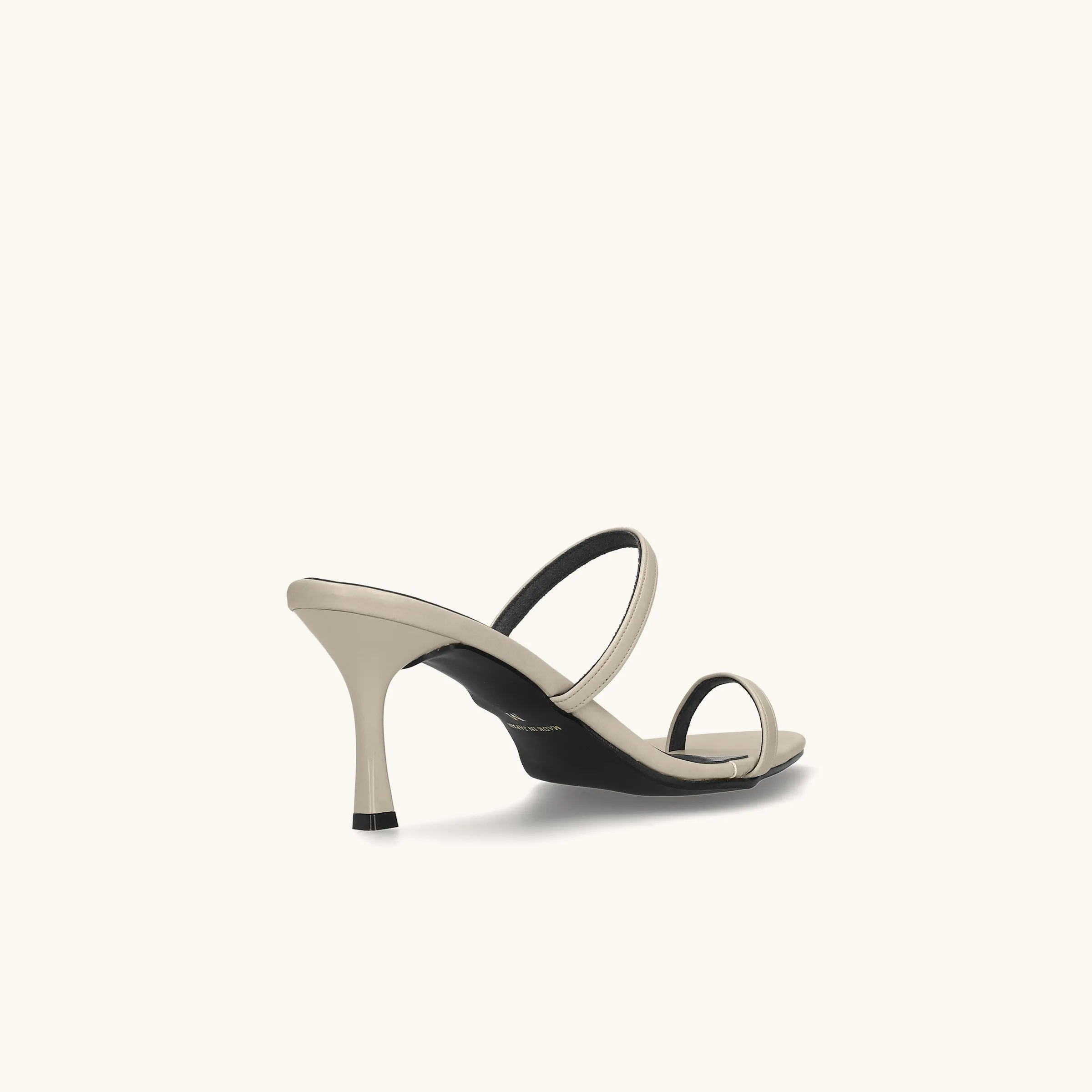 30% OFF: 2022SS: Mesh Design Clear Heel Mule (m96103) Black MS