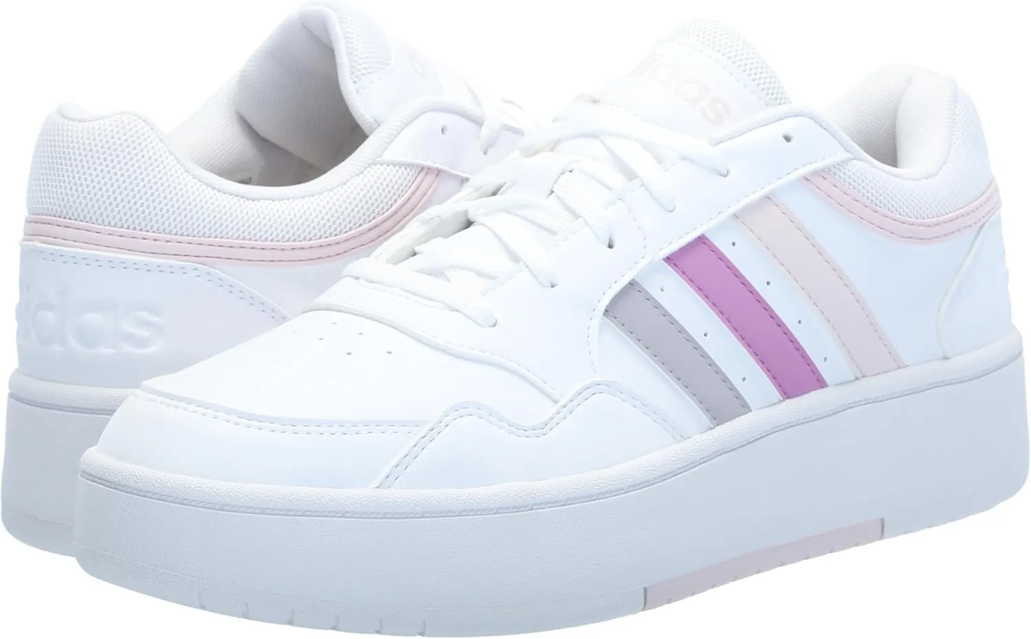 adidas Women's Hoops 3.0 Bold Basketball Sneaker
