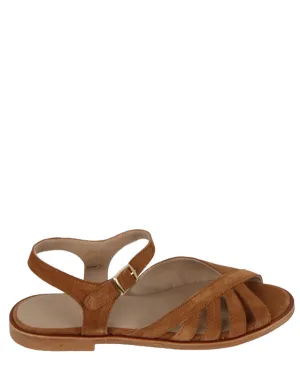 Angulus Strappy Sandal - Cognac