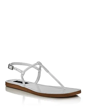Aqua Women's Zen Strappy Sandals White 9M