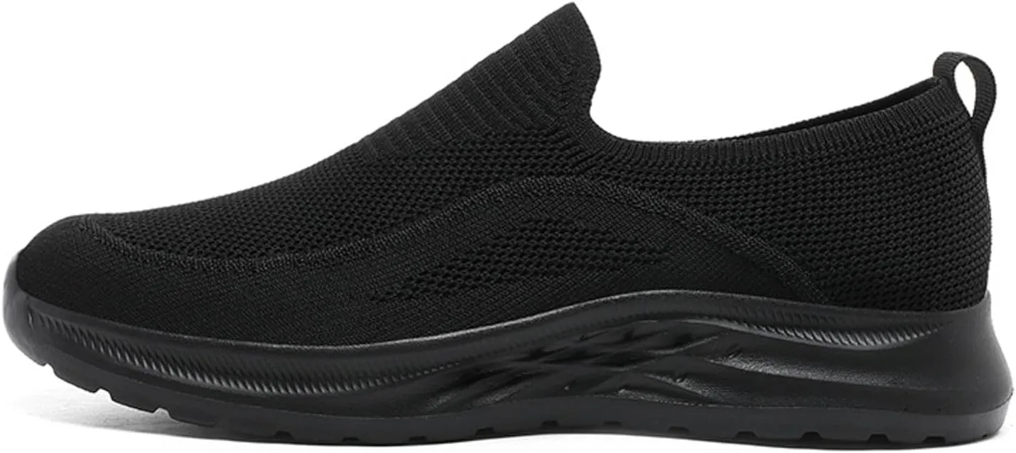 Arch Support Sports Shoes for Men Lightweight Cushion Sneaker Convenient Slip On Shoes Mens Sneaker Socks Low Cut