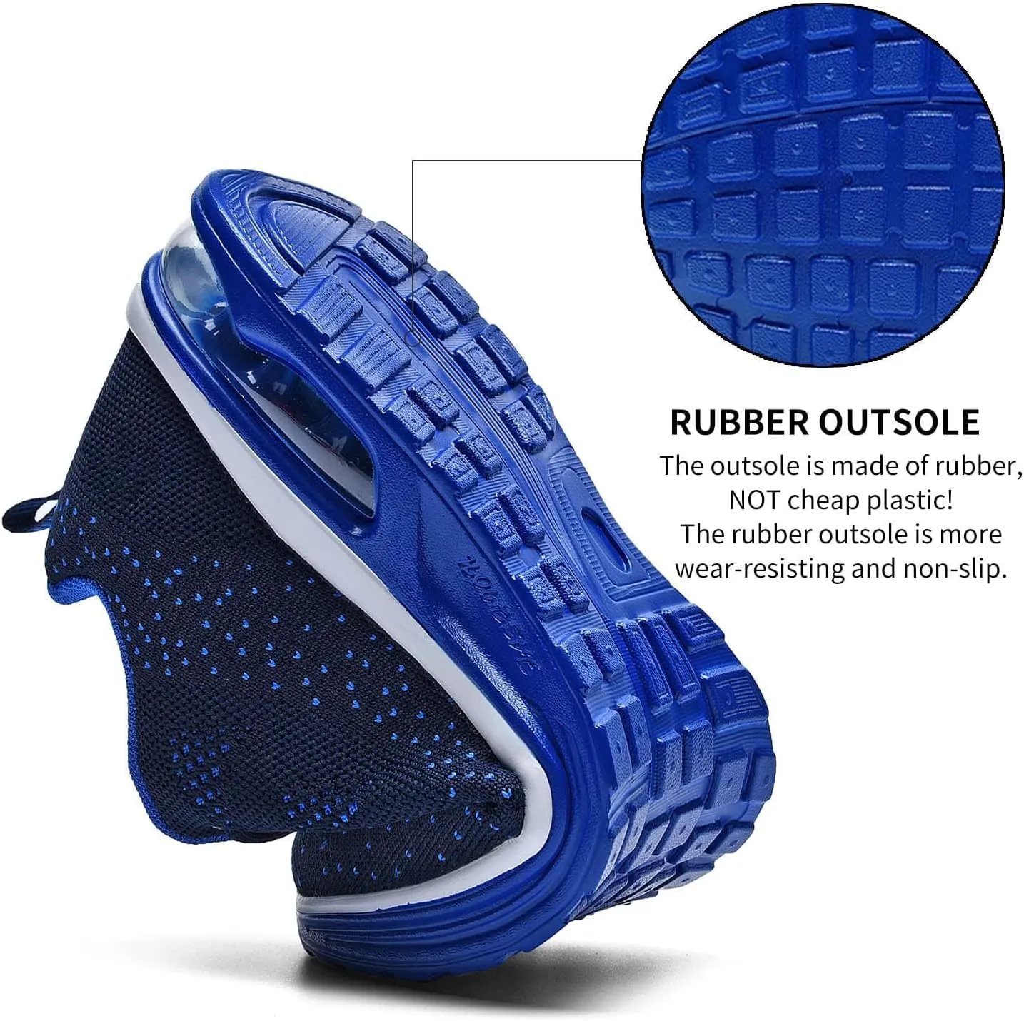 AUPERF Men's Running Shoes Lightweight Breathable Workout Footwear Walking Sports Tennis Sneaker