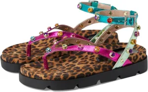 Betsey Women's Conley Sandal, Metallic Multi, 6.5