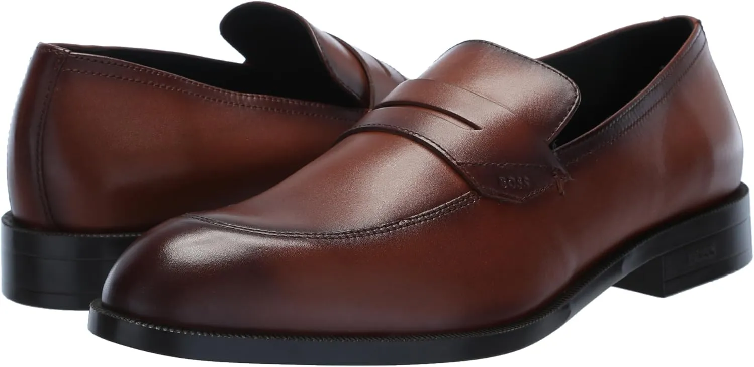 BOSS Men's Tayil Shaded Leather Loafer Dress Shoe
