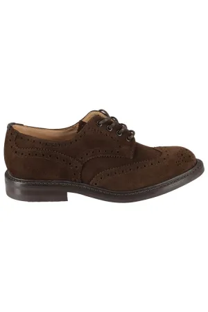 Bourton Lace-Up Derby Shoes With Perforated Detailing