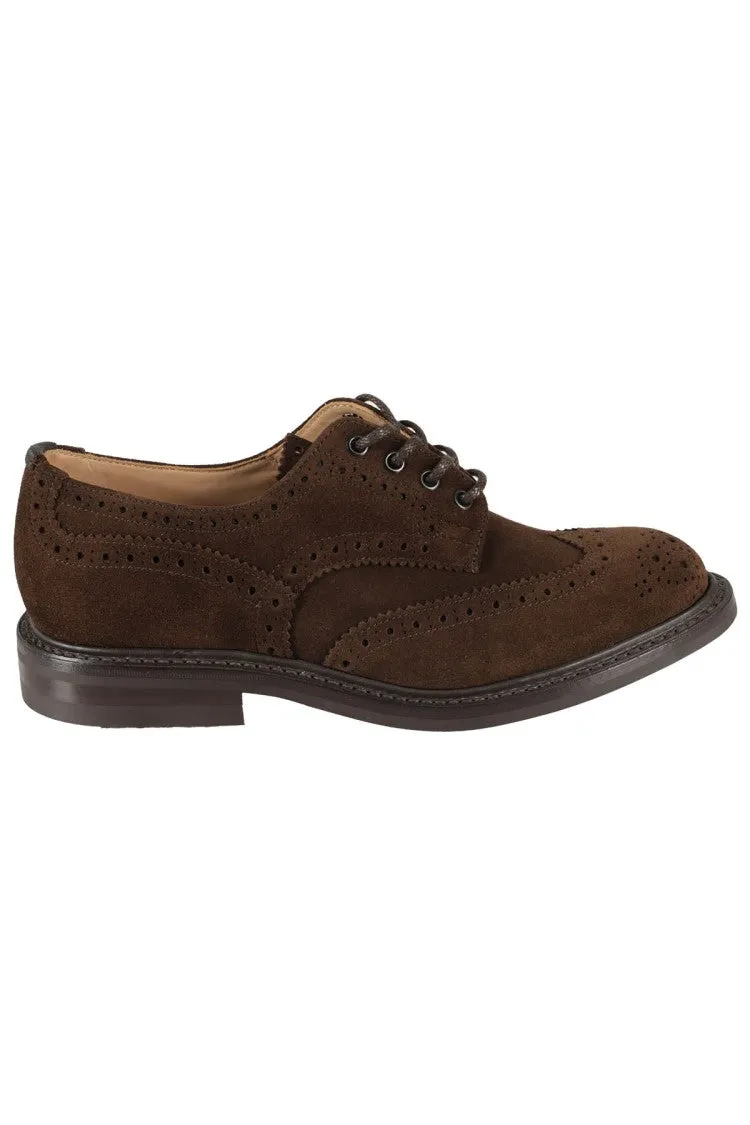 Bourton Lace-Up Derby Shoes With Perforated Detailing