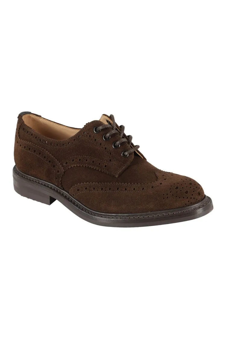 Bourton Lace-Up Derby Shoes With Perforated Detailing