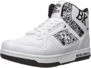 British Knights mens Kings Sl Fashion Sneaker, White/Black/El, 8.5 US