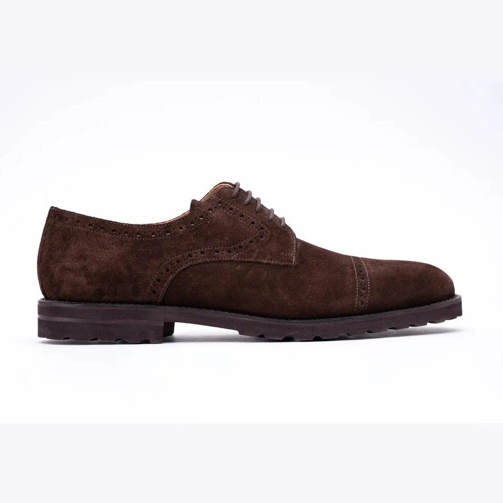 Brown Suede Extralightweight Derby