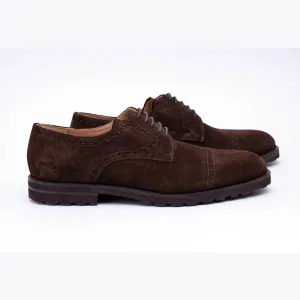 Brown Suede Extralightweight Derby