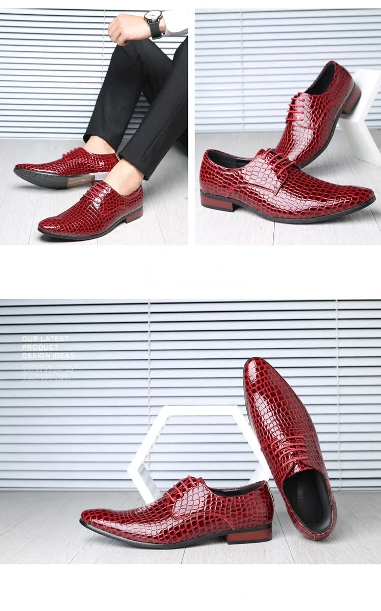 Carrion Croc Derby Shoes
