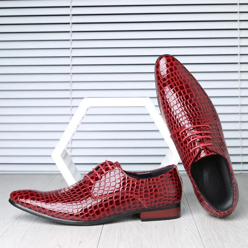 Carrion Croc Derby Shoes