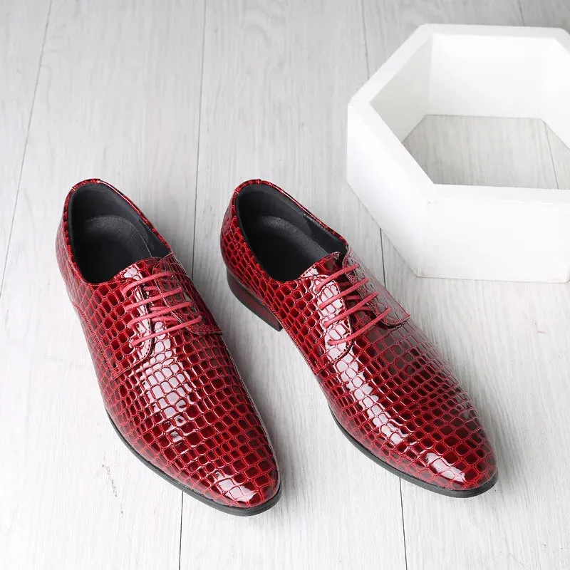 Carrion Croc Derby Shoes