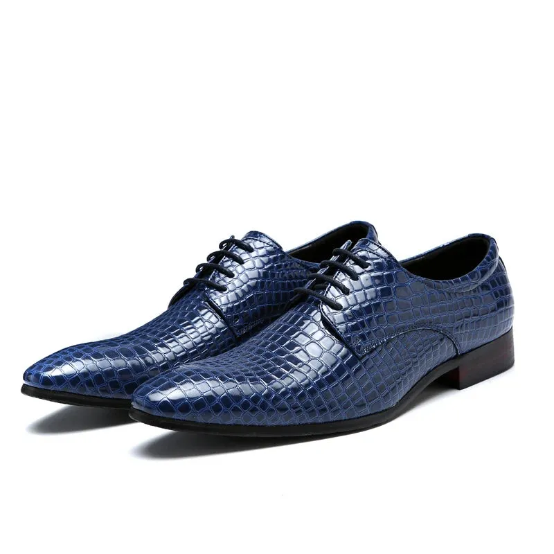 Carrion Croc Derby Shoes