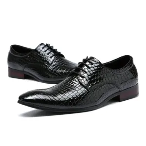 Carrion Croc Derby Shoes