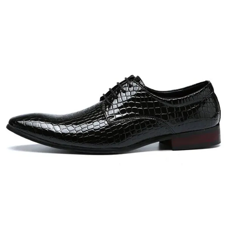 Carrion Croc Derby Shoes