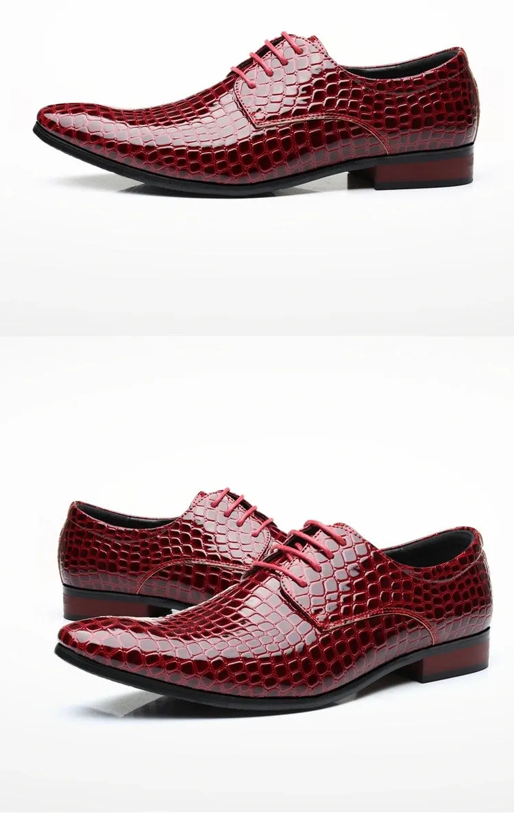 Carrion Croc Derby Shoes