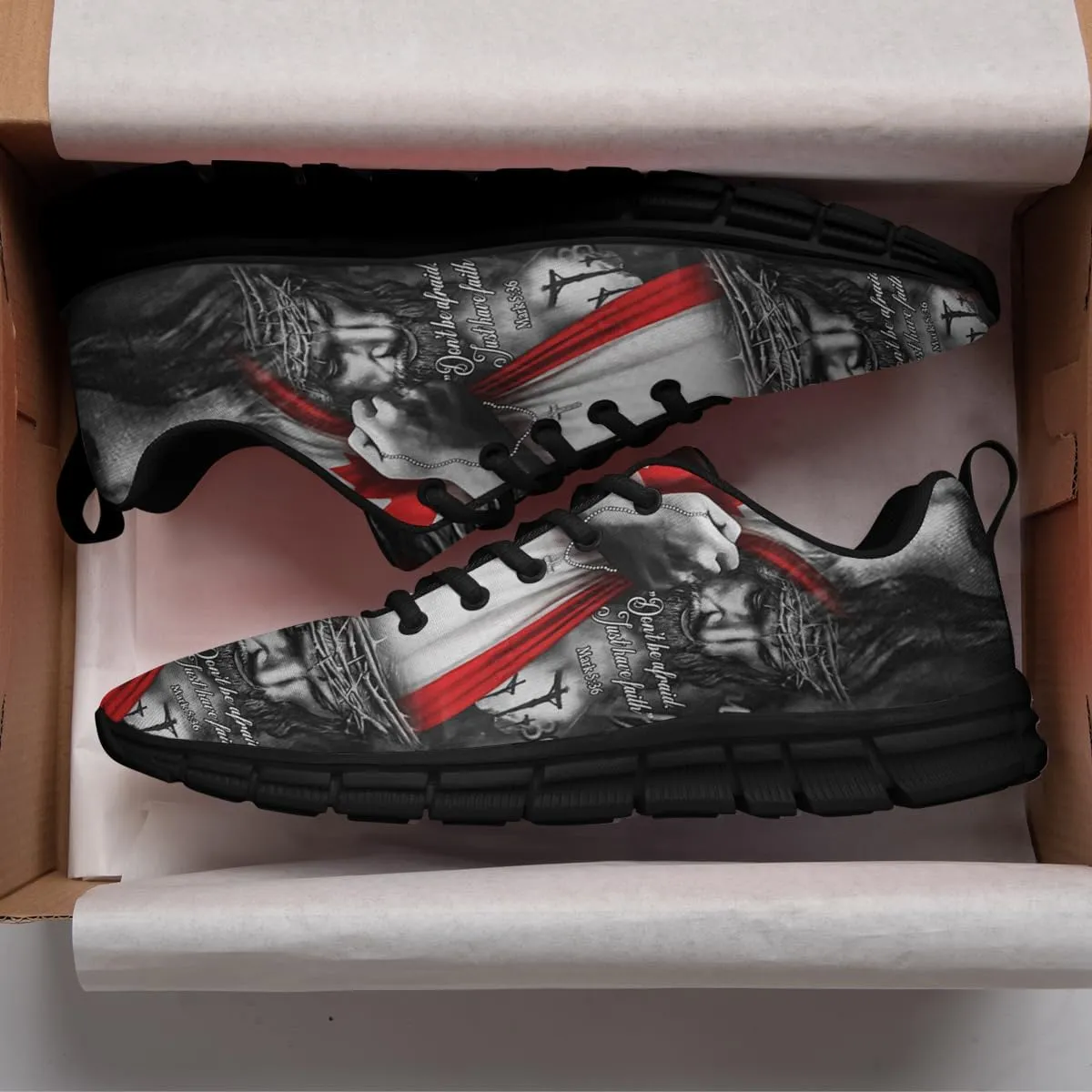 Christian Jesus Just Have Faith Canadian Shoes Men Women Running Shoes Non Slip Soft Lightweight Walking Sneakers
