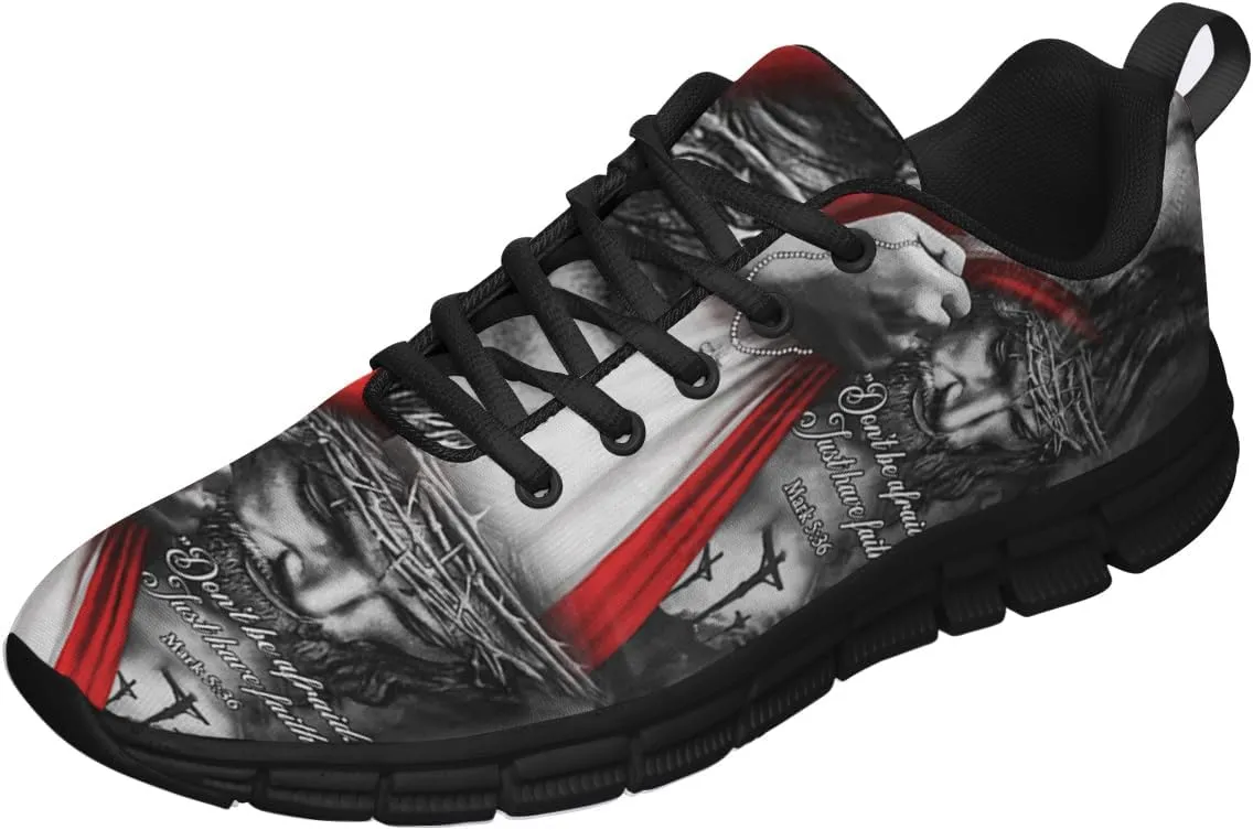 Christian Jesus Just Have Faith Canadian Shoes Men Women Running Shoes Non Slip Soft Lightweight Walking Sneakers
