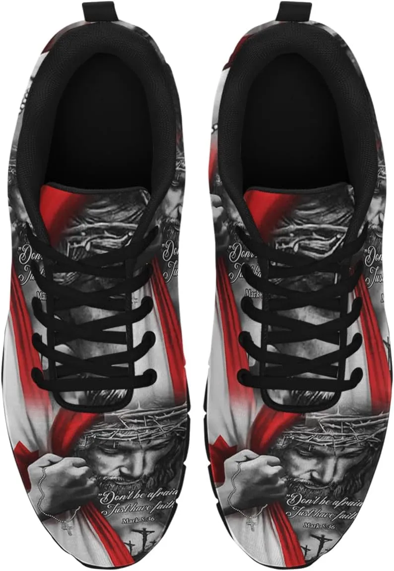 Christian Jesus Just Have Faith Canadian Shoes Men Women Running Shoes Non Slip Soft Lightweight Walking Sneakers