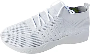 Chunky Sneakers for Women Comfortable Tennis Running Fashion Shoes Breathable Mesh Slip On Walking Shoes Lightweight Wedge Workout Sport Work Casual Sneakers Platform Loafers