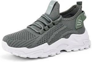 Chunky Sneakers for Women Lightweight Slip On Sneakers Comfortable Workout Sport Work Casual Tennis Shoes Fashion Breathable Soft Sole Arch Support Non-Slip Shoes