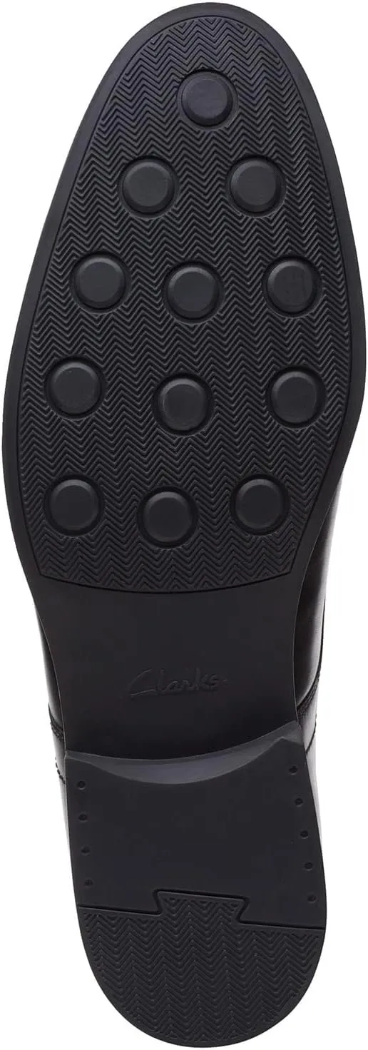 Clarks Mens Whiddon Pace Leather Comfort Insole Derby Shoes