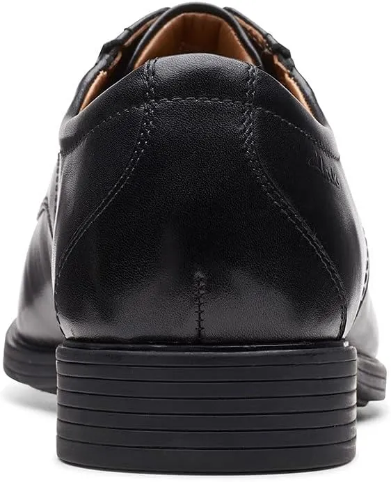 Clarks Mens Whiddon Pace Leather Comfort Insole Derby Shoes
