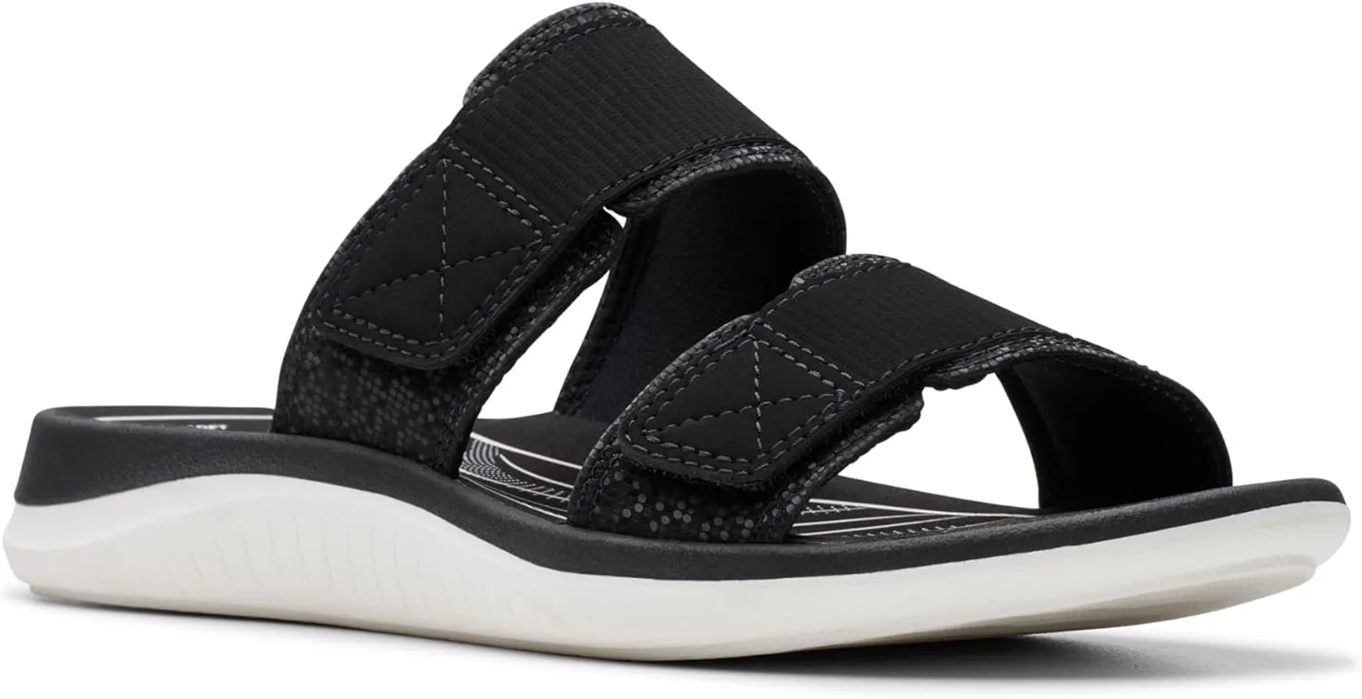 Clarks Women's Glide Joy Slide Sandal