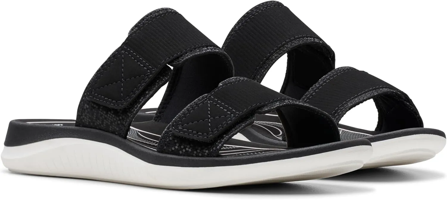 Clarks Women's Glide Joy Slide Sandal