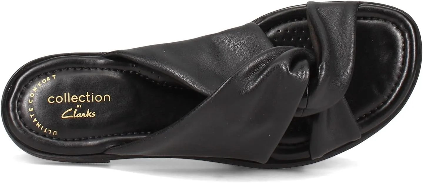 Clarks Women's Reyna Twist Flat Sandal