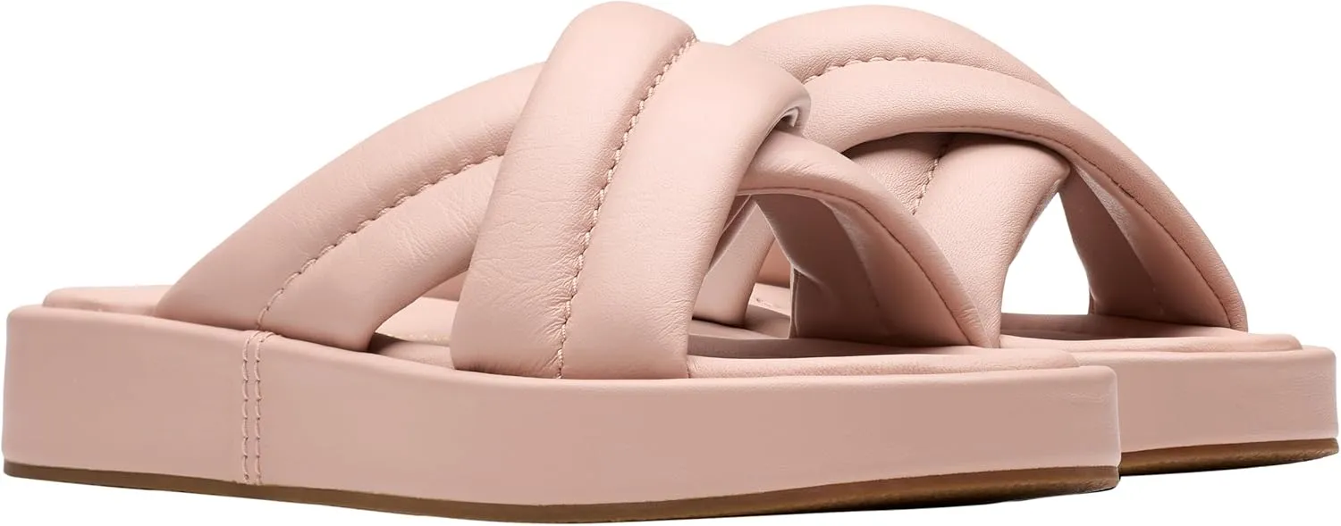 Clarks Women's T-bar Slide Sandal