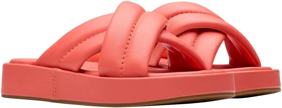 Clarks Women's T-bar Slide Sandal