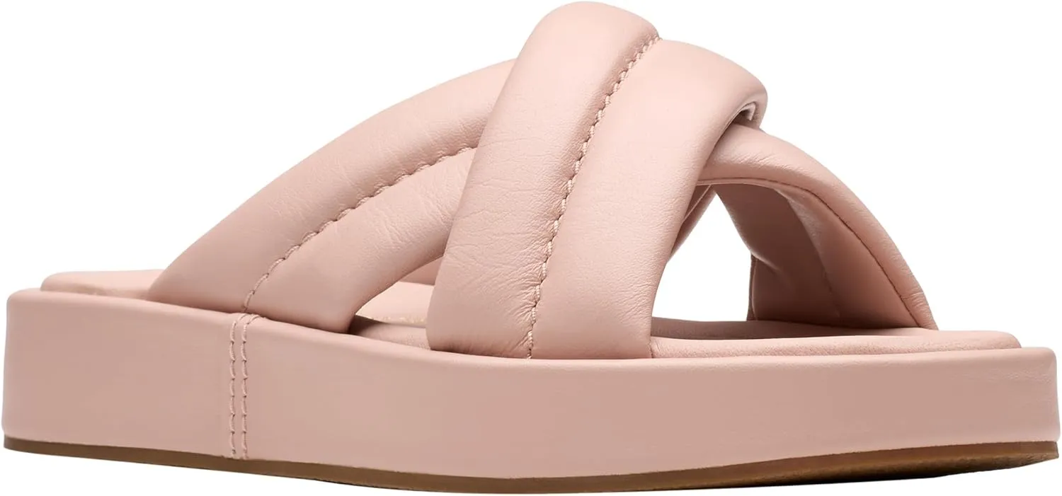 Clarks Women's T-bar Slide Sandal