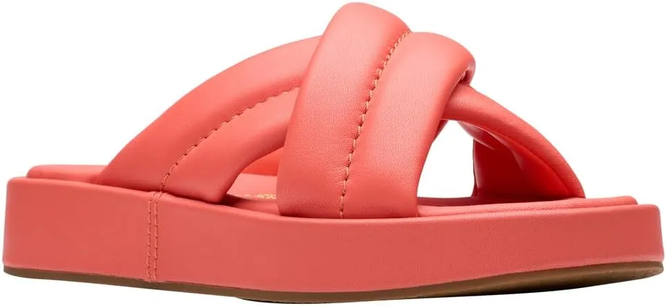 Clarks Women's T-bar Slide Sandal