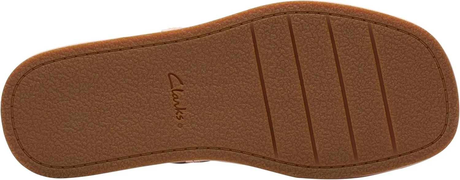 Clarks Women's T-bar Slide Sandal