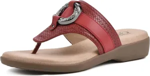 CLIFFS BY WHITE MOUNTAIN Women's Benedict Mini Wedge Sandal