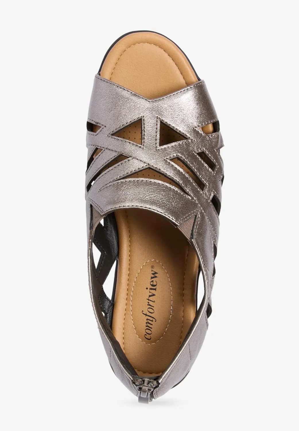 Comfortview Women's The Nyla Gladiator Sandal (Wide Widths Available)