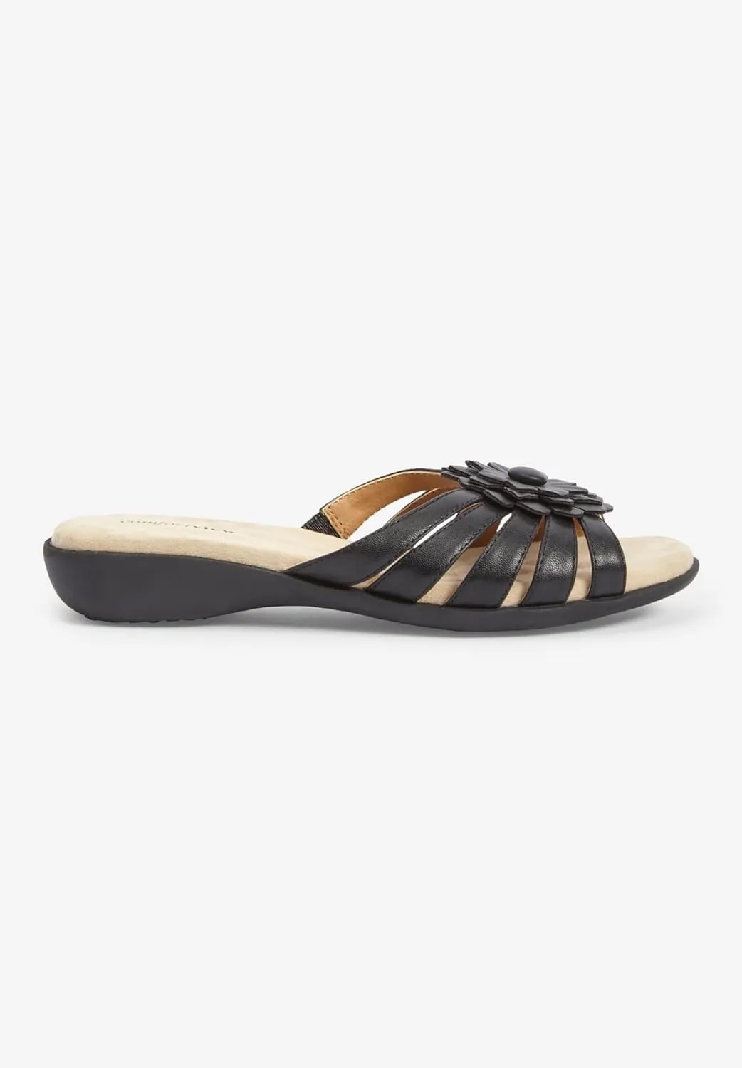 Comfortview Women's Wide Width The Abigail Sandal