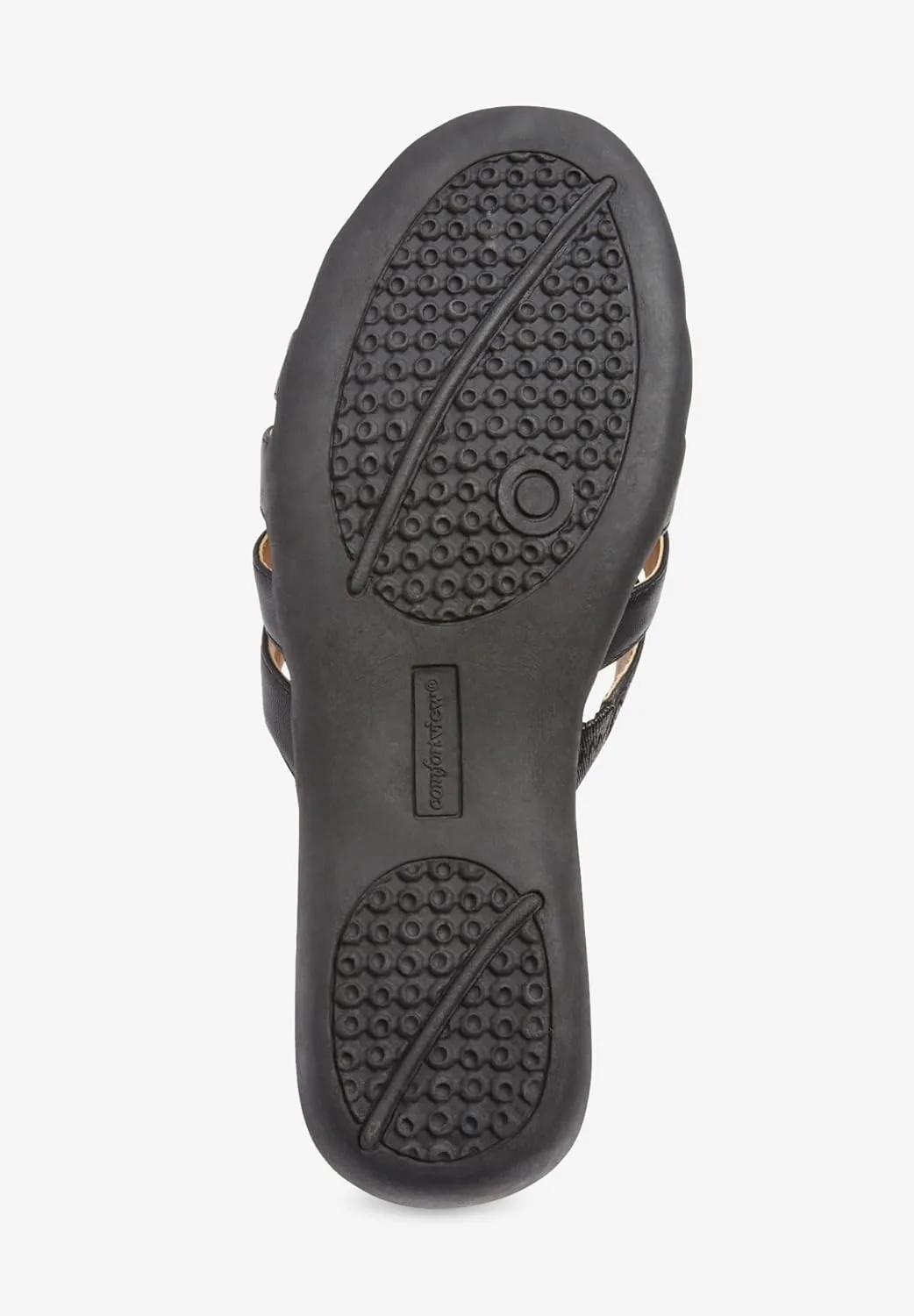 Comfortview Women's Wide Width The Abigail Sandal