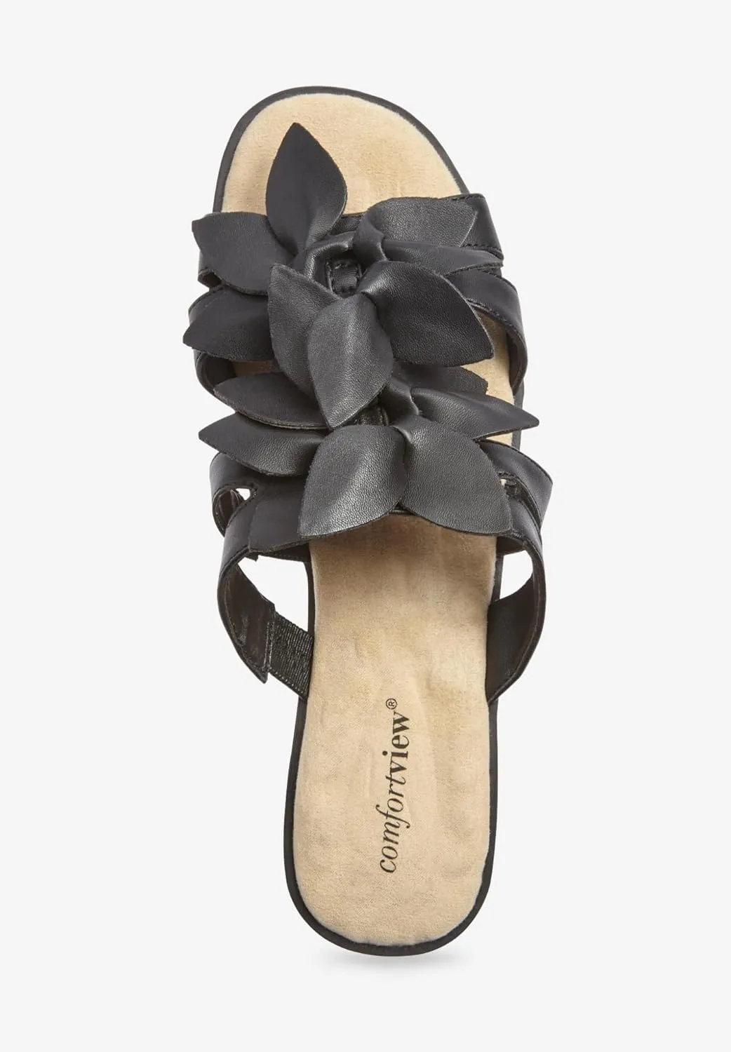 Comfortview Women's Wide Width The Paula Sandal