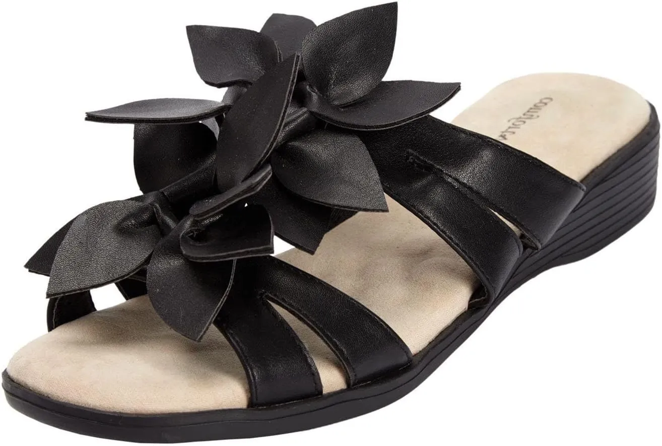 Comfortview Women's Wide Width The Paula Sandal