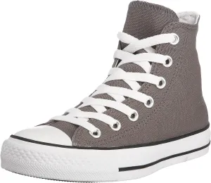 Converse Unisex High-Top Trainers, Charcoal, 10 US Men