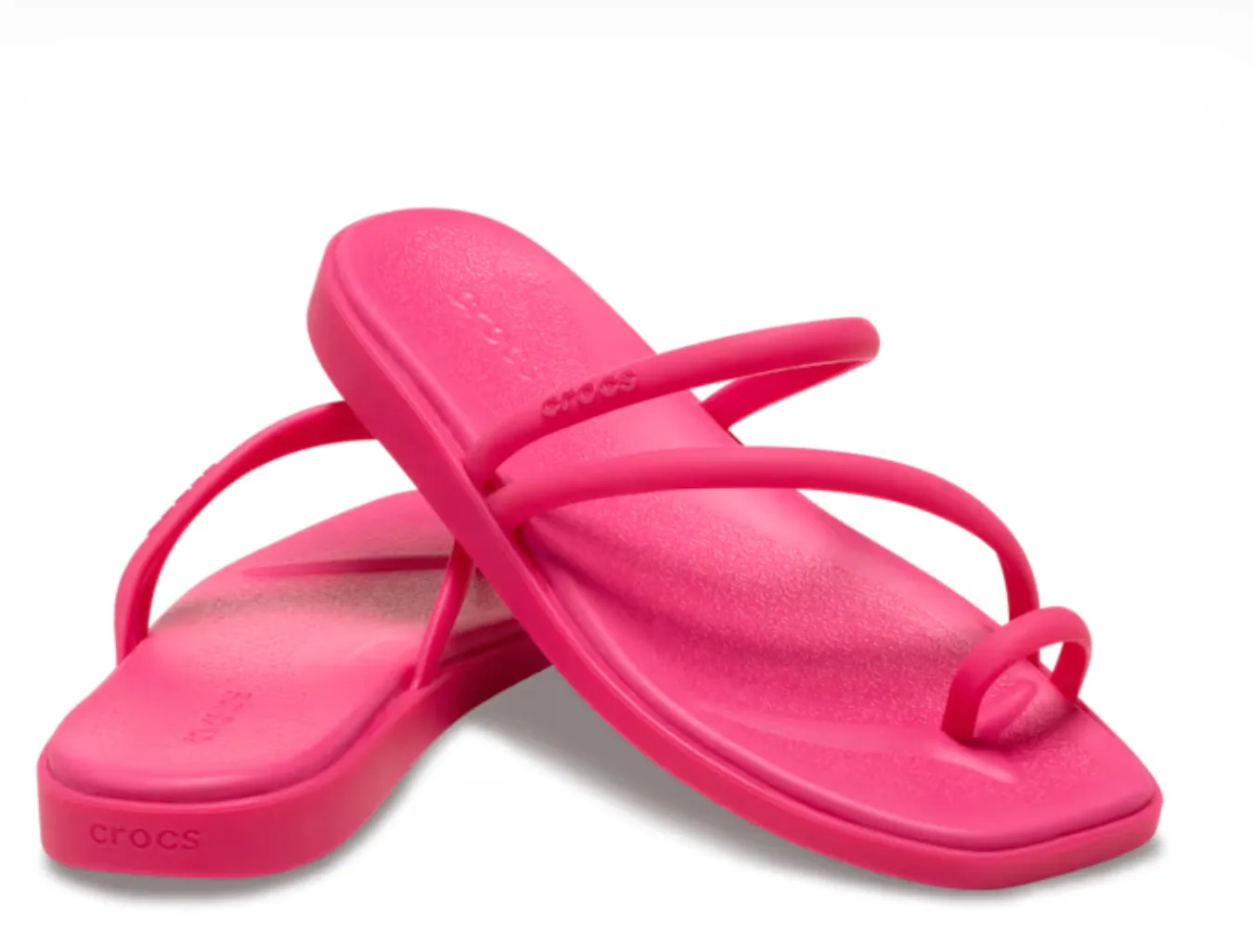 Crocs Women Miami Toe Loop Sandal In Dragon Fruit (Pre-Order)
