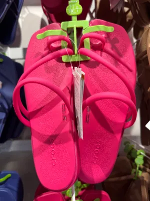 Crocs Women Miami Toe Loop Sandal In Dragon Fruit (Pre-Order)