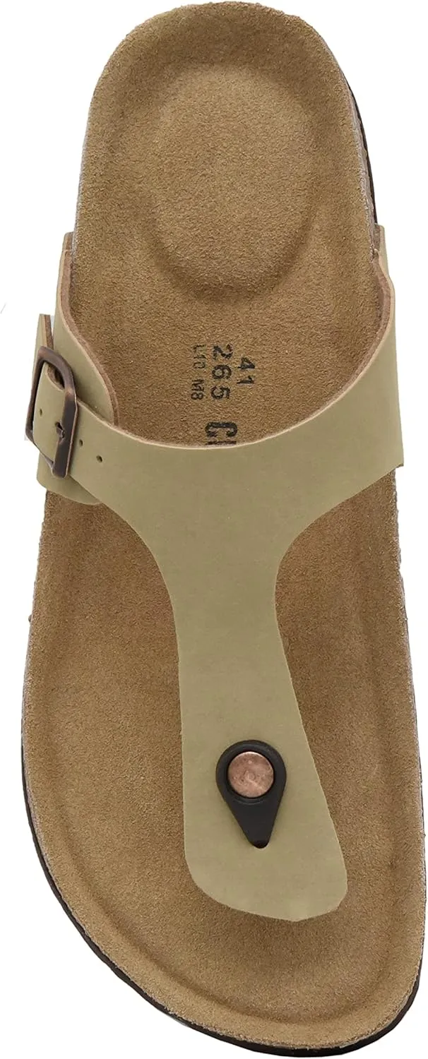 CUSHIONAIRE Men's Leah Cork footbed Sandal with  Comfort