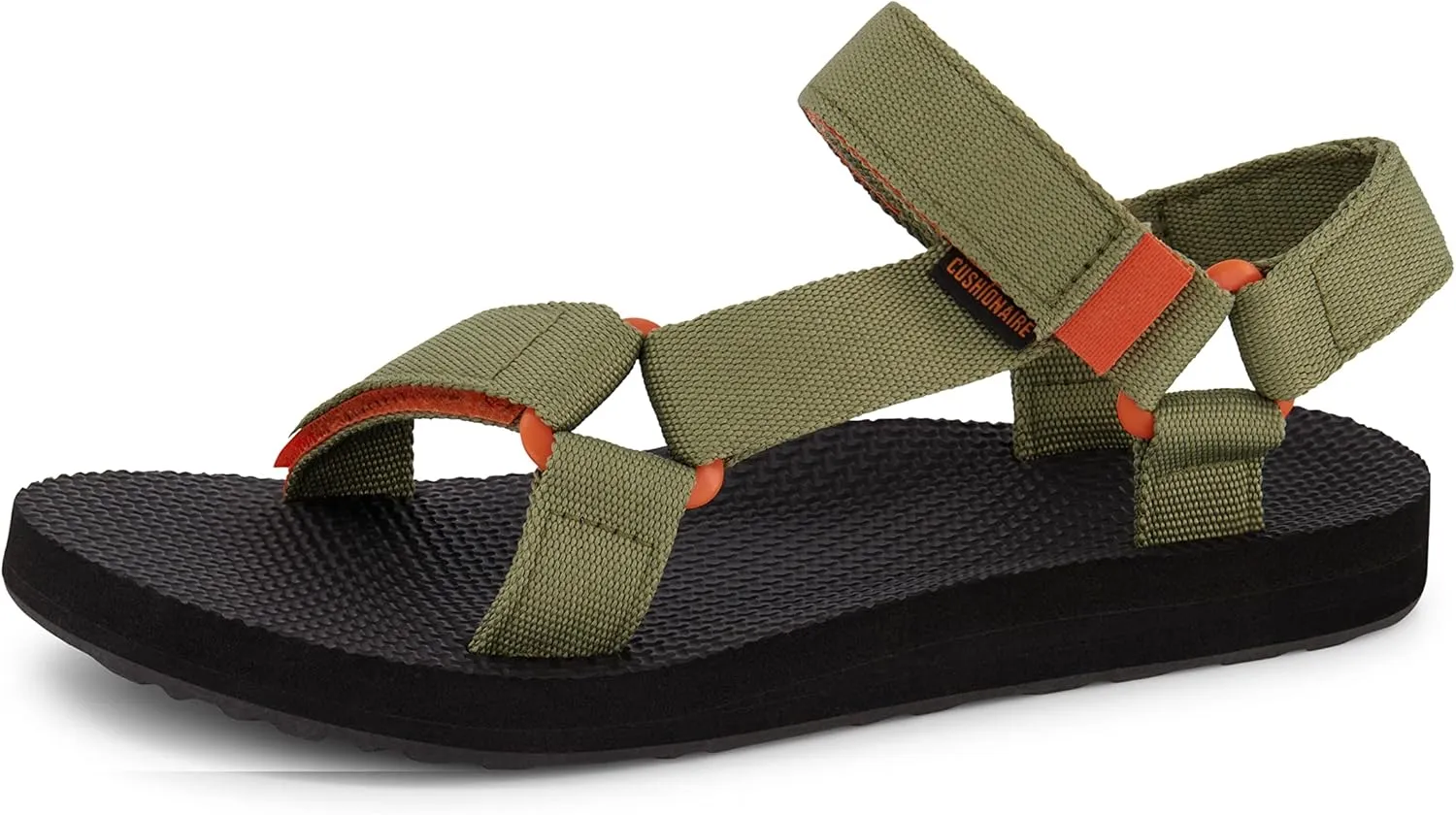 CUSHIONAIRE Women's Summer Sport Mat Sandal With  Comfort