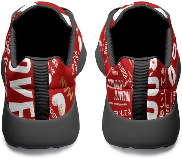 Custom Skull Running Shoes for Women Men Mesh Breathable Comfort Walking Sneaker Sports Athletic Halloween Shoes